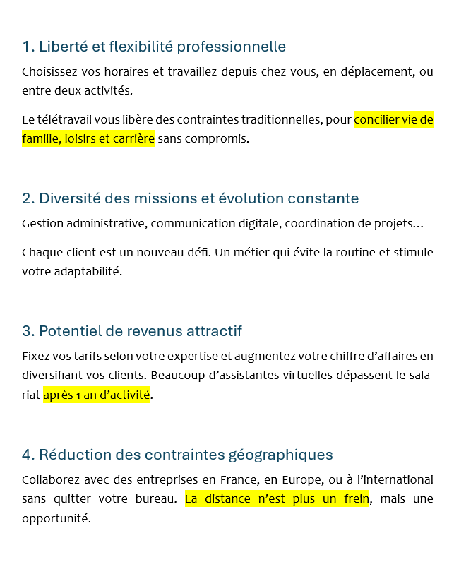 10 raisons de se lancer en tant qu'Assistante Virtuelle