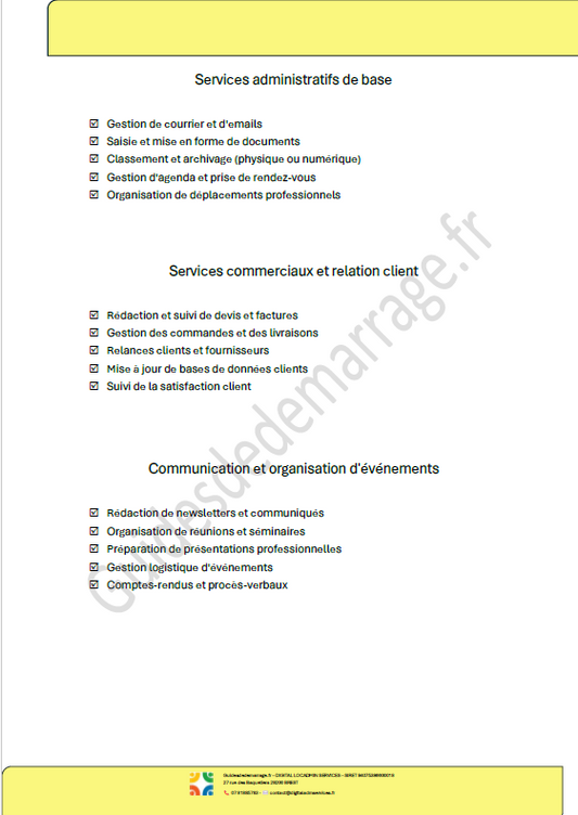 10 offres de services et comment les proposer