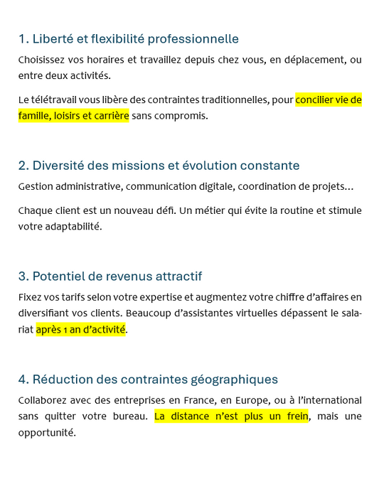 10 raisons de se lancer en tant qu'Assistante Virtuelle