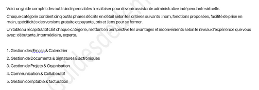 Guide des outils indispensables